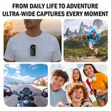 Action Camera, Mini Pocket Camera With 130° Wide Angle, Magnetic Design ...
