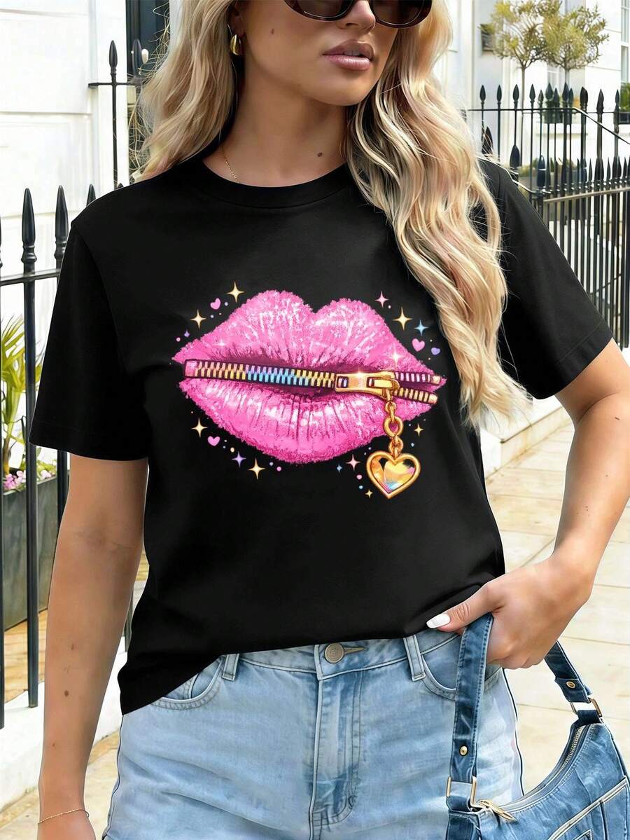 Women T-Shirts - Black - View 1