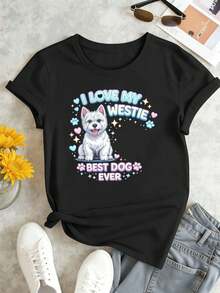 Women T-Shirts - Black - View 2