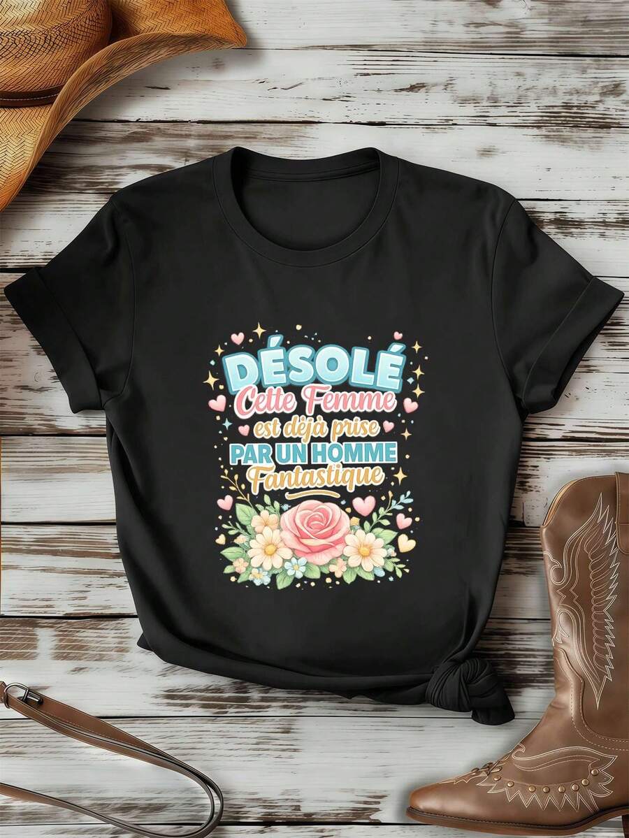 Women T-Shirts - Black - View 1