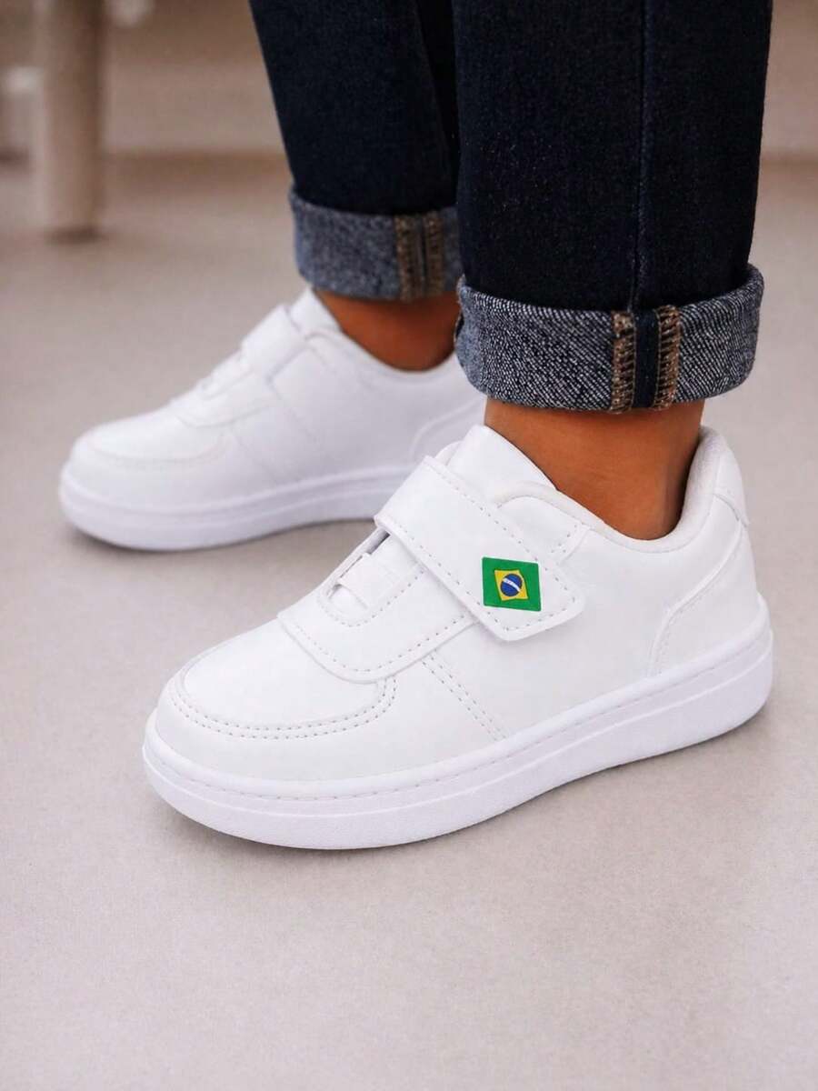 Tênis Infantil Meninos Casual Confortável Escolar Masculino Leve Macio Calce Fácil 20ao25