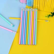 10 bút chì HB có tẩy | Thiết kế hình lục giác bằng gỗ, đồ dùng học tập và văn phòng phẩm cho học sinh và người đi làm, bút chì học đường, dụng cụ viết chuyên nghiệp, bút chì gỗ, dụng cụ mỹ thuật chuyên nghiệp - A - Xem 7