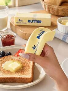 13cm Cute Soft Slow Rebound Butter Stick Squeeze Toy, Helps Relax And Relieve Anxiety - Multicolor - View 2