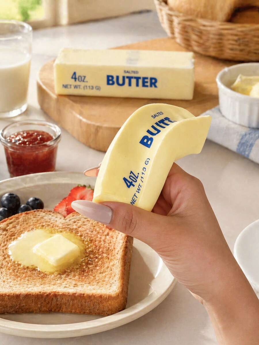 13cm Cute Soft Slow Rebound Butter Stick Squeeze Toy, Helps Relax And Relieve Anxiety