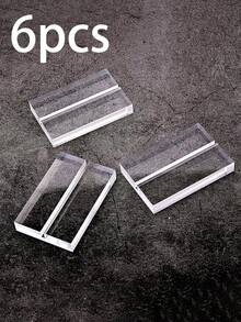 Bộ 2-24 giá đỡ thẻ acrylic, giá để thẻ tên, bảng số bàn trong suốt, logo đám cưới, giá trưng bày thẻ, thích hợp cho bàn làm việc, ảnh cưới, thực đơn văn phòng và địa điểm hội nghị. - Trong sáng - Xem 12