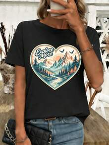Women T-Shirts - Black - View 1