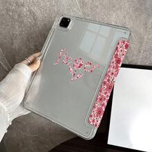 碎花图案平板电脑保护套，带笔槽，适用于 iPad 11 (A16 2025)、Galaxy Tab S10+/S9/A9、小米 5/5PR/6/6PRO/7/7PRO、OPPO 平板电脑、华为 MatePad 和荣耀平板电脑。 - 彩色 - 查看 7