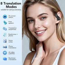 HTC NE61 Wireless Bluetooth Earbuds, Heart Rate Monitoring, IPX5 Waterproof, Up To 45 Hours Battery Life, Charging Case Included, Noise Cancelling Headphones With Full-Color LCD Touch Screen, Compatible With IOS And Android - Orange - View 3
