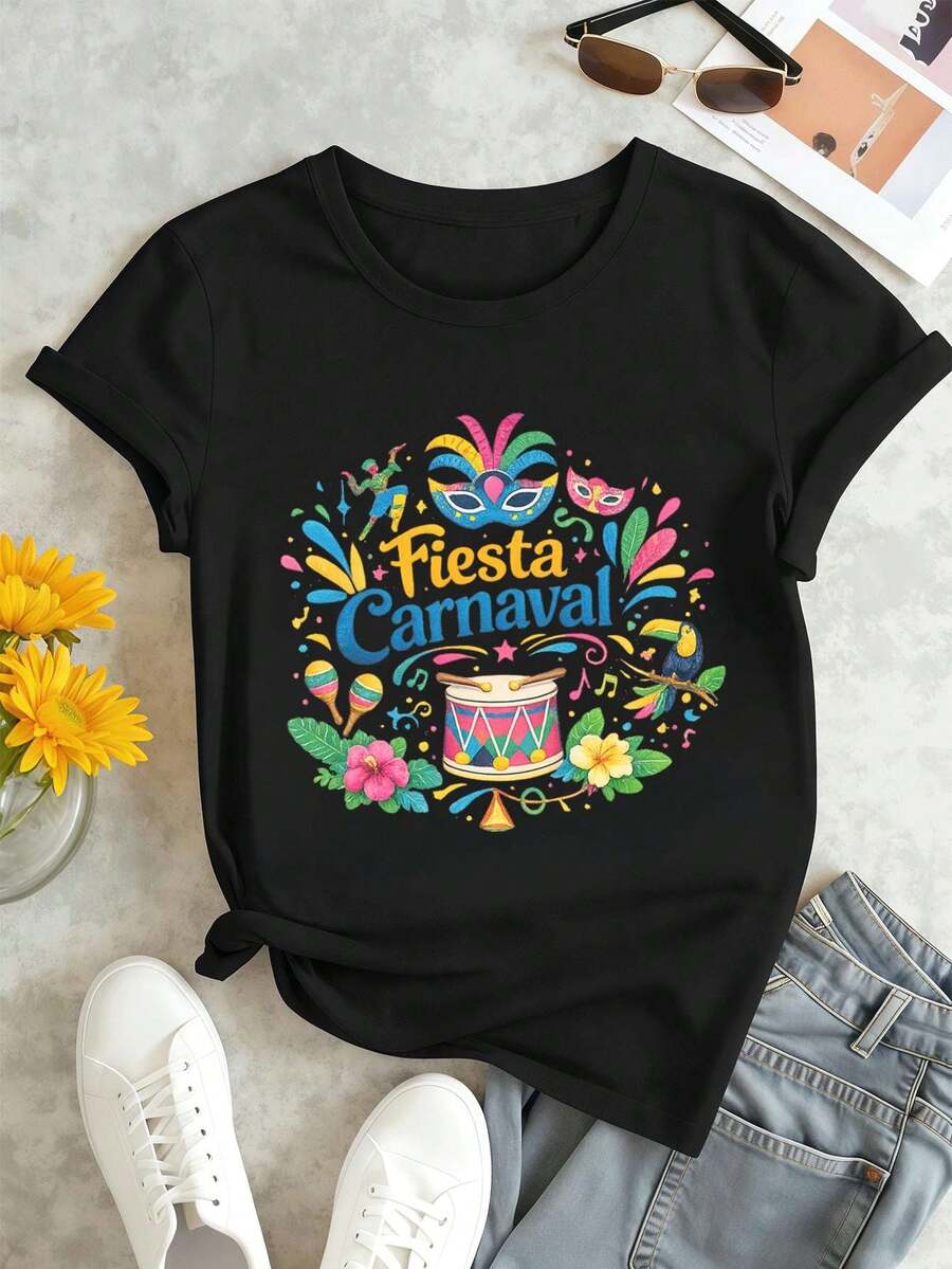 Women T-Shirts - Black - View 1
