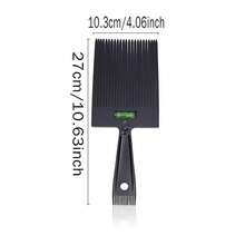 Cepillo plano absorbente de aceite unisex, herramienta de nivelación de corte de cabello, peine de dientes anchos - Negro-1 ud. - Ver 3