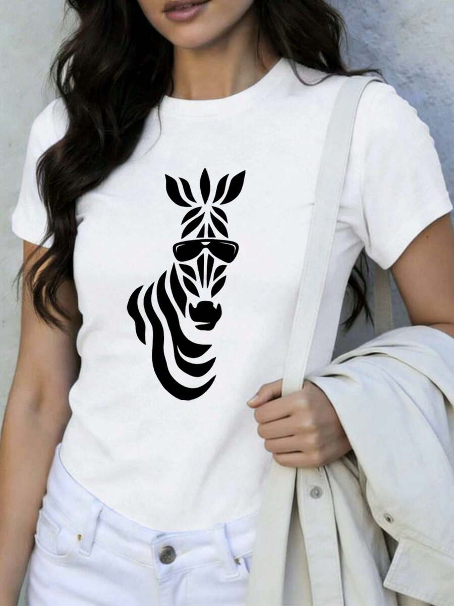 Women T-Shirts - White - View 1