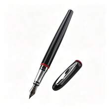 毕加索 Pimio 907 Montmartre 钢笔，黑色笔身，橙色笔环，0.5mm 铱金笔尖，商务办公书写笔 - 907 - 查看 6