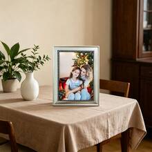 10pcs Vintage Style Decorative Photo Frames, Available In Gold Or Silver Color, Fits 3.5x5/4x6/5x7/6x8/8x10 Inch Photos Or Artwork, Suitable For Desktop Display Or Wall Hanging, Ideal For Children's Birthday, Pets, Family Portraits, Mother's Day Gifts, Portraits, Bedroom, Living Room Home Decor, Enhances Ambiance - 10Pcs - View 6