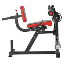 sitzende Beinstrecker und Curl-Maschine Trainingsgerät Beinpresse Beintrainer (317 kg belatbar), verstellbare Bein-Trainingsbank, Bein-Drehstrecker Krafttrainingsgerät für Heim-Fitnessstudio - Sitzende Schulterpresse, nicht klappbar, Multifunktionstraining - Übersicht 8