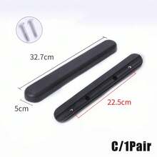 Accesorios Universales para Silla de Ruedas: Reposabrazos con Tampón de Tornillo, Almohadilla de Repuesto de Cuero y Esponja para Reposabrazos de Silla de Ruedas - Abs-(22.5-32.5) - Ver 12