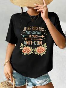 Women T-Shirts - Black - View 2