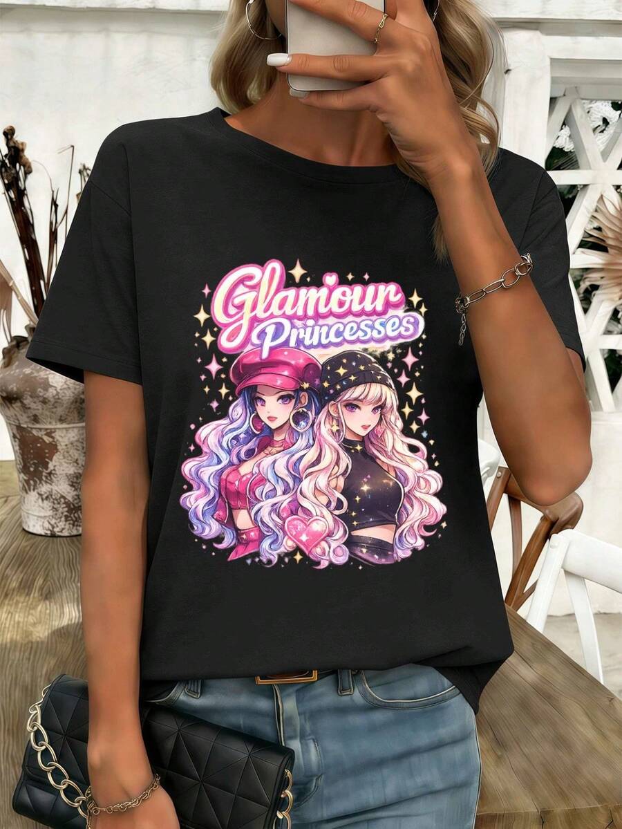 Women T-Shirts - Black - View 1