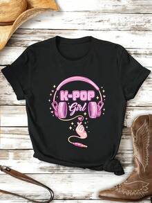 Women T-Shirts - Black - View 2