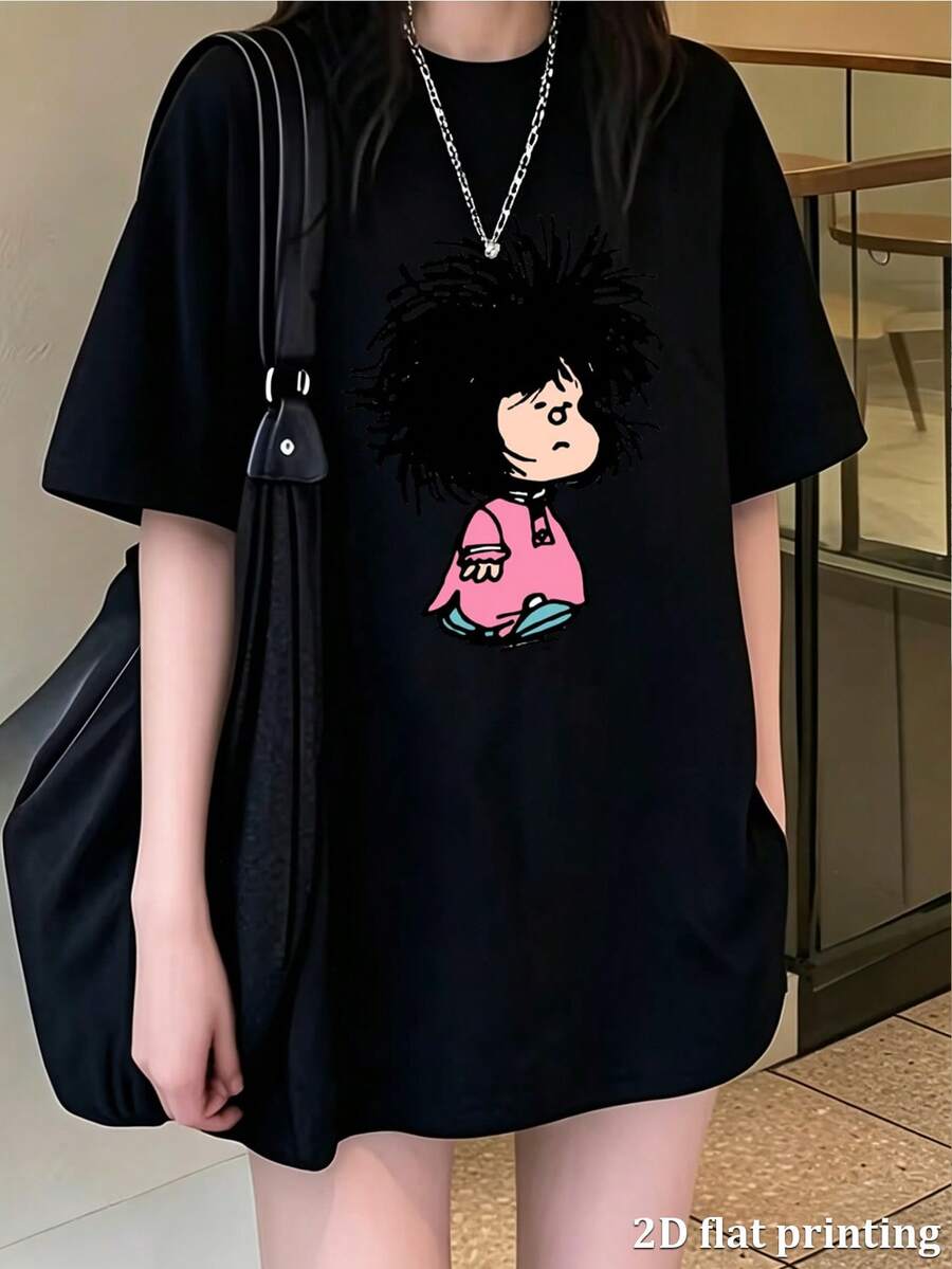 Women T-Shirts - Black - View 1
