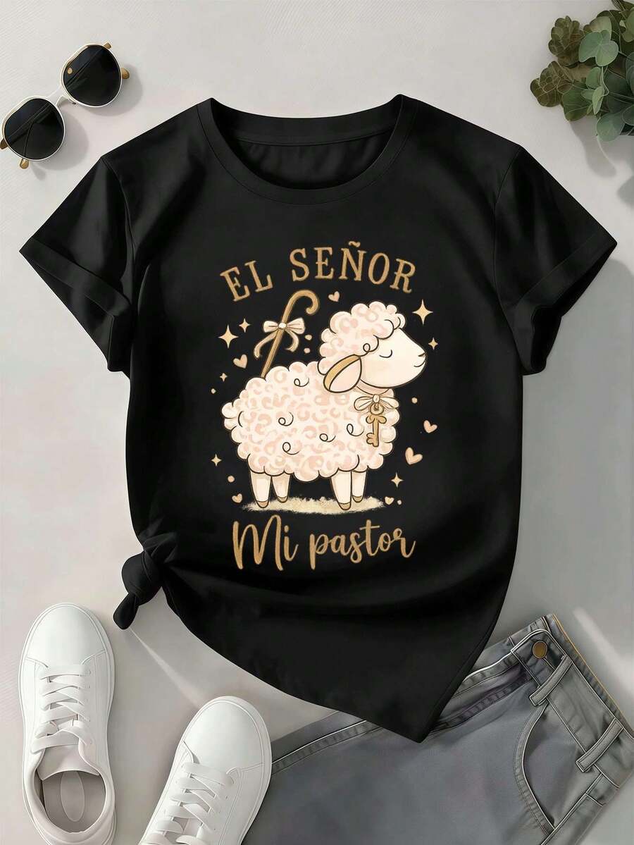 Women T-Shirts - Black - View 1