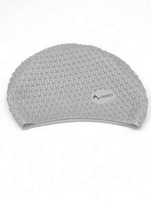 1pc Silicone Swimming Cap, Adult Unisex Bubble Swimming Hat, Waterproof Cap For Swimming, Suitable For Long Hair And Ear Protection - A - View 10