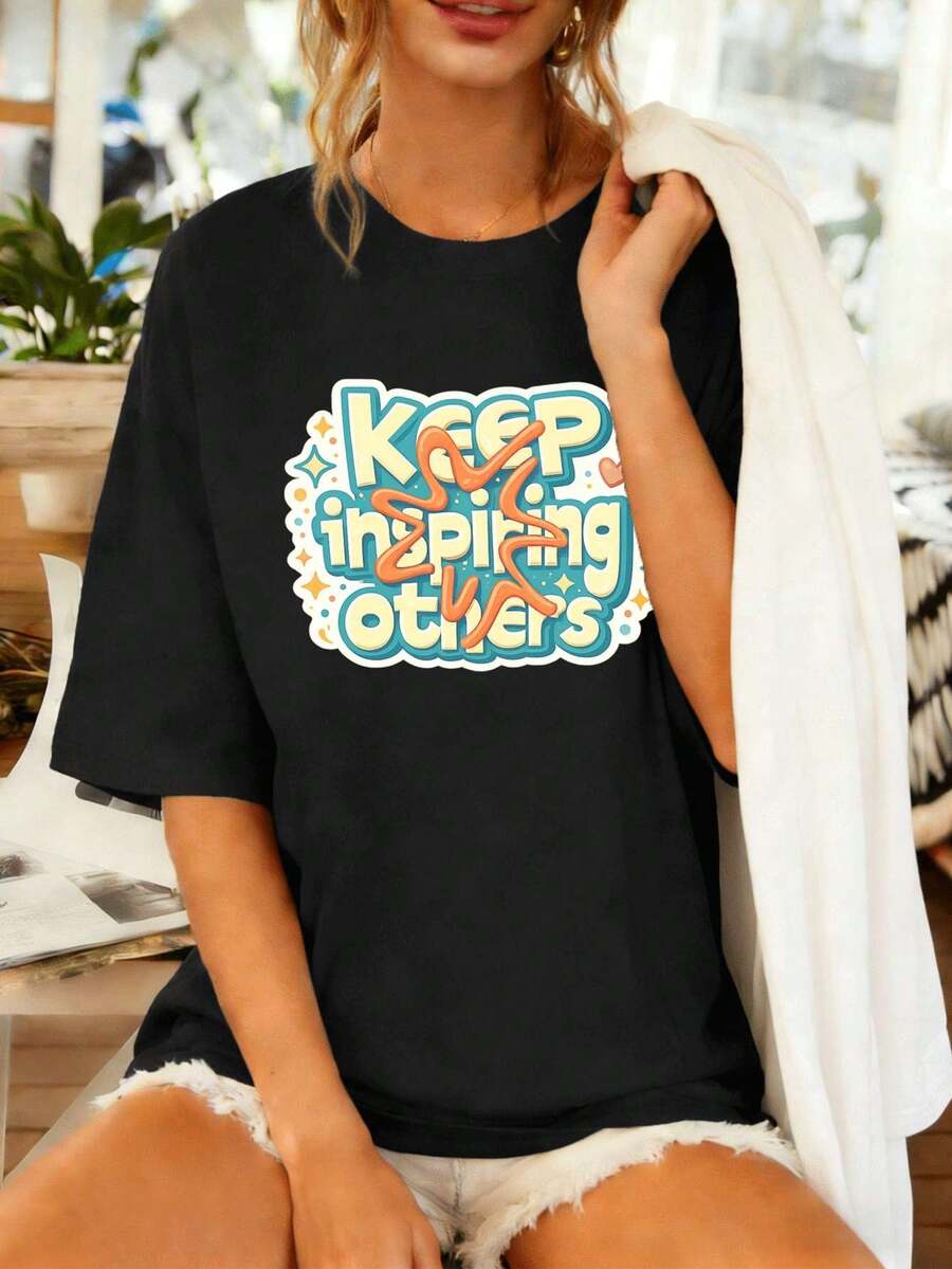 Women T-Shirts - Black - View 1