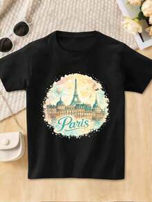 Dam-T-shirts - Svart - Visa 1