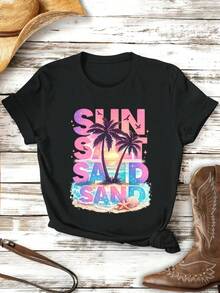 Women T-Shirts - Black - View 2