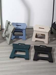 New Foldable Small Stool Portable Folding Chair Outdoor Plastic Folding Chair Fishing Bench Stool - Multicolor - View 3