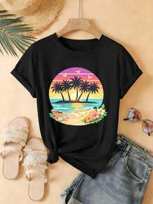 Women T-Shirts - Black - View 2