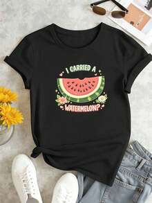 Women T-Shirts - Black - View 2