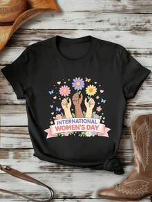 Women T-Shirts - Black - View 1