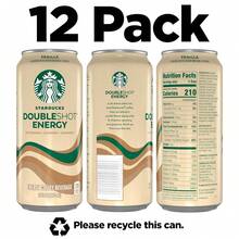 Starbucks Doubleshot Energy Drink Coffee Beverage, Vanilla, Iced Coffee, 15 Fl Oz Cans (12 Pack) - Default - View 2