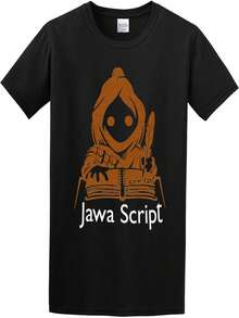 Script - Camiseta de algodón para hombre - Negro - Ver 1