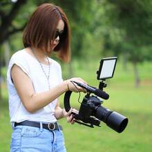 PULUZ U/C Shape Portable Handheld DV Bracket Stabilizer For All SLR Cameras And Home DV Camera - View 10