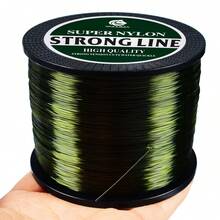 High-Quality Monofilament Nylon Fishing Line 1000M/1093YDS High-Sensitivity Casting And Smooth Sea Fishing Main Line Suitable For All Complex Fishing Scenes Olive Green - Olive Green - View 2