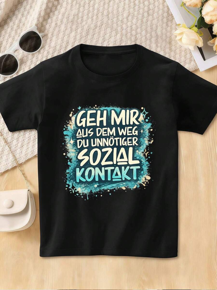 Women T-Shirts - Black - View 1