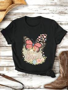 Women T-Shirts - Black - View 2