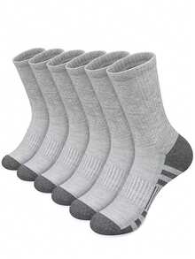 6/12/18/30pairs Of Men's Seasonal Sports Socks, Sports Running Socks, Breathable And Comfortable, Easy To Match With Mid Length Socks - Multicolor - View 12