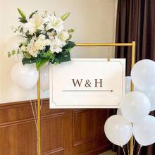 Pure White Artificial Flower Ball, Lilies, Roses, And Green Leaves, Wedding Table Centerpiece, Suitable For Banquets, Parties, And Home Table Decorations, Full And Three-Dimensional. - White - View 5