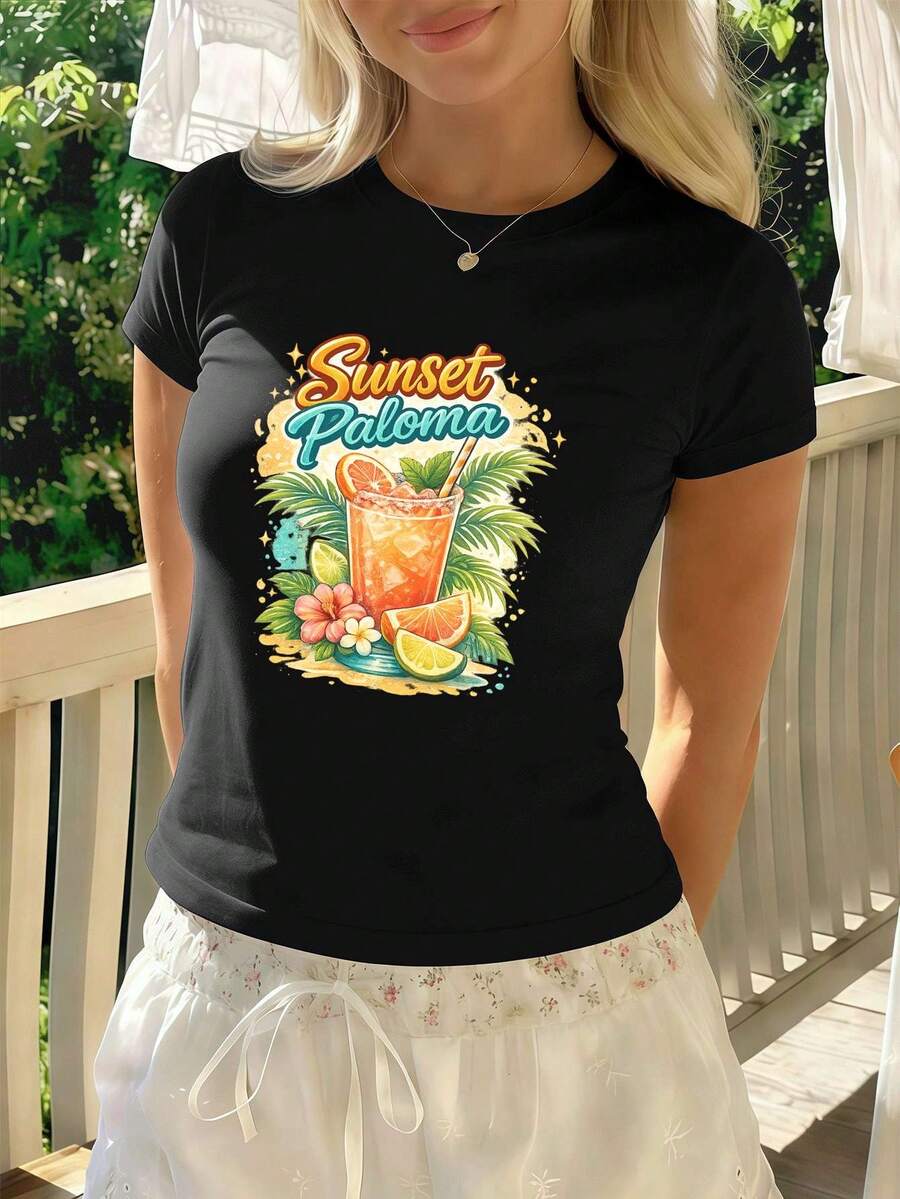 Women T-Shirts - Black - View 1