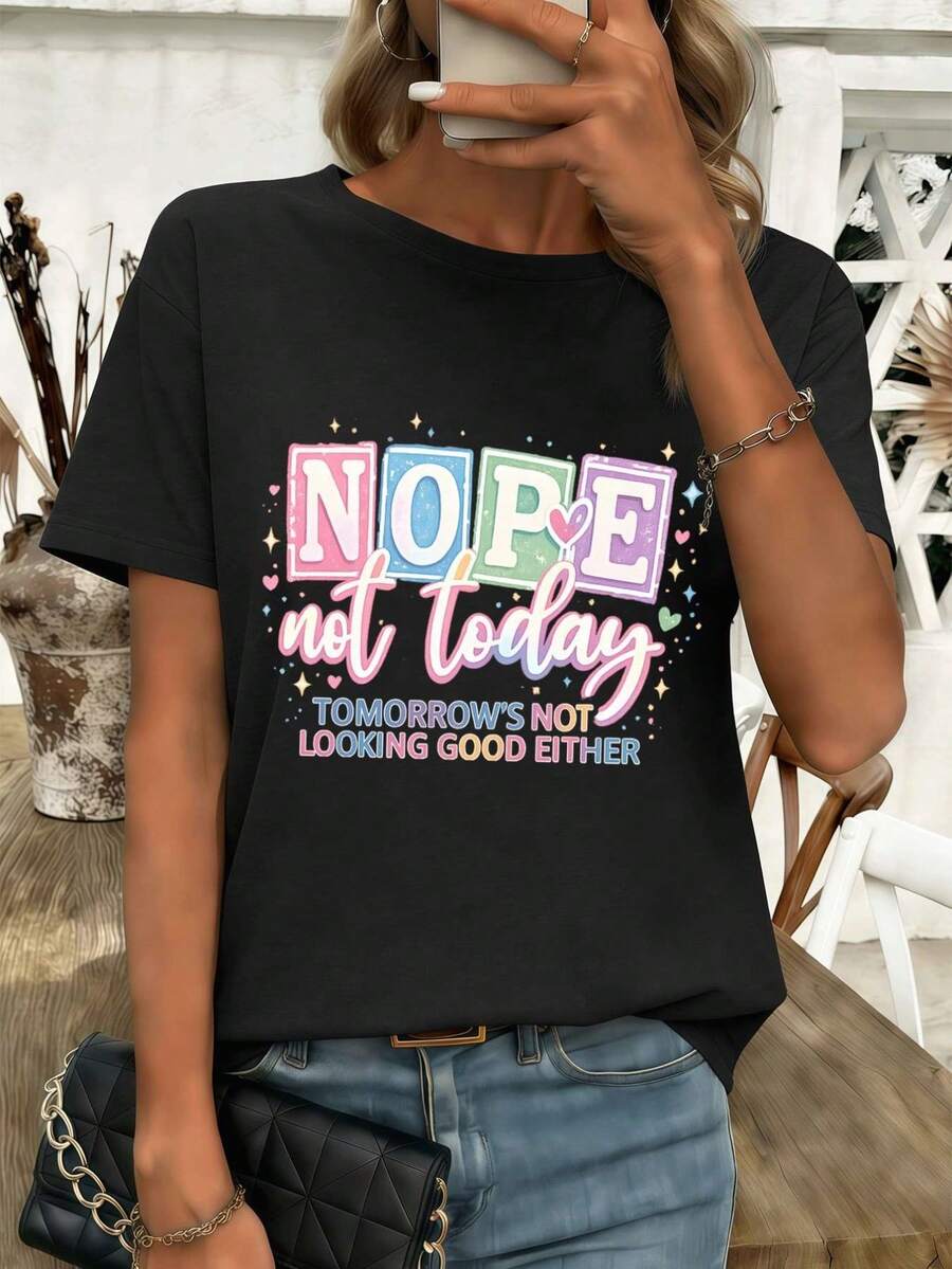 Women T-Shirts - Black - View 1