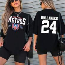 Women T-Shirts - Black - View 6