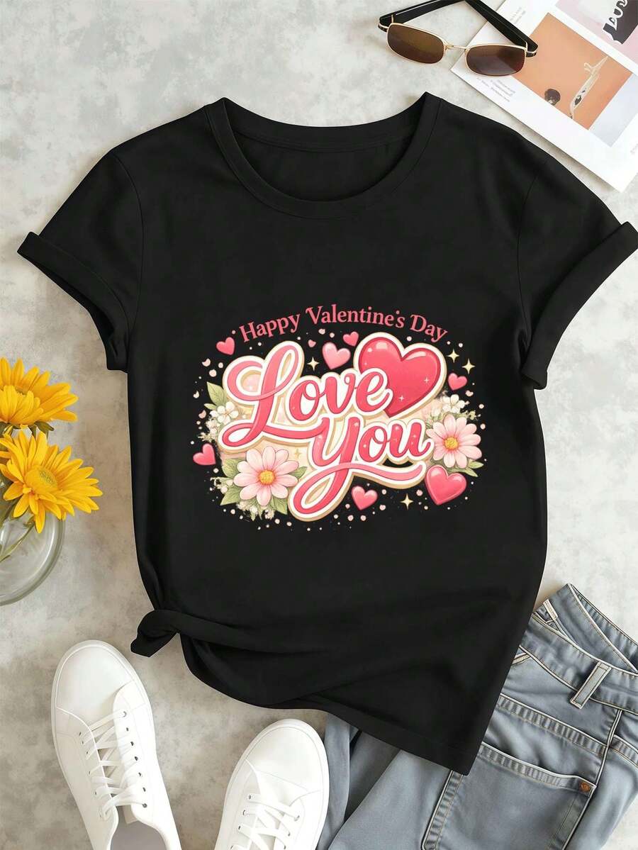 Women T-Shirts - Black - View 1
