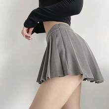 Zoki-faldas plisadas sexis para mujer, minifaldas Vintage de cintura alta para verano, falda de baile de diseño blanco para estudiantes de tenis coreanos - Negro - Ver 4