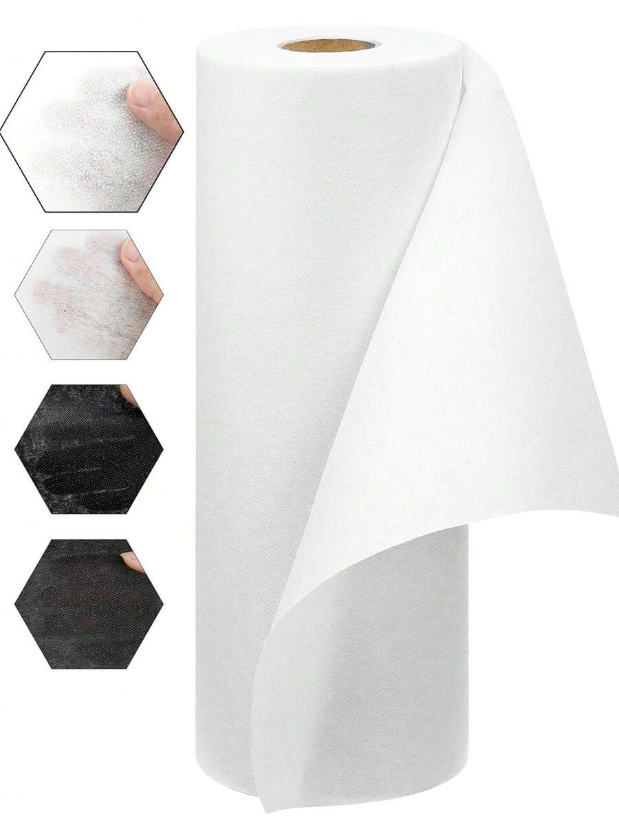 Vải lót không dệt ép nhiệt, trọng lượng trung bình/nhẹ: 12in x 30yd, vải lót polyester một mặt, trọng lượng trung bình/nhẹ, dùng cho các sản phẩm thủ công tự làm. - Giao diện - Xem 1