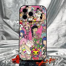 Japan T-Tokidokis Phone Case For  17 Pro 15 13 14 16 11 12 Pro Max 7 8 Plus XR XS X SE Matte Soft Funda Silicone Cover.Holiday Accessories. - z6 - 查看 6