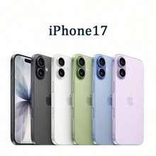 Apple iPhone 17 dengan penyimpanan 256GB, kamera 18MP dengan lensa depan tengah, sensor persegi untuk mode lanskap, dan kamera ganda 48MP dengan pengambilan gambar simultan, sangat andal untuk vlogging. - Beraneka warna - View 1