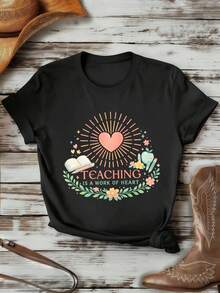 Women T-Shirts - Black - View 1