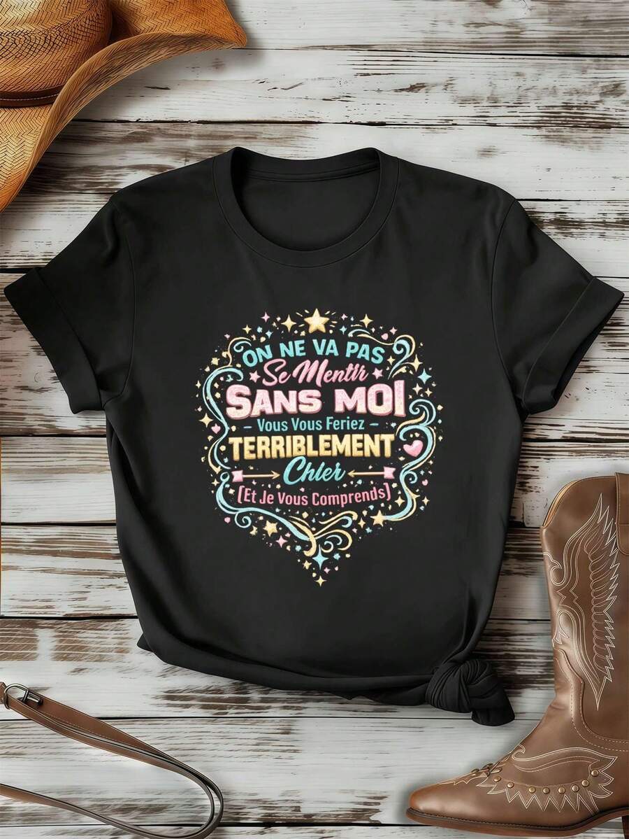 Women T-Shirts - Black - View 1